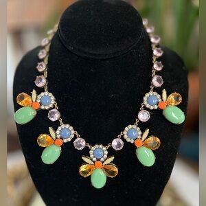 J. Crew Art Deco Style Statement Necklace